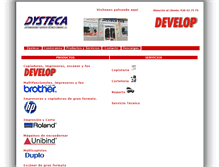 Tablet Screenshot of dysteca.com